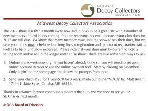 Midwest Decoy Collectors Association